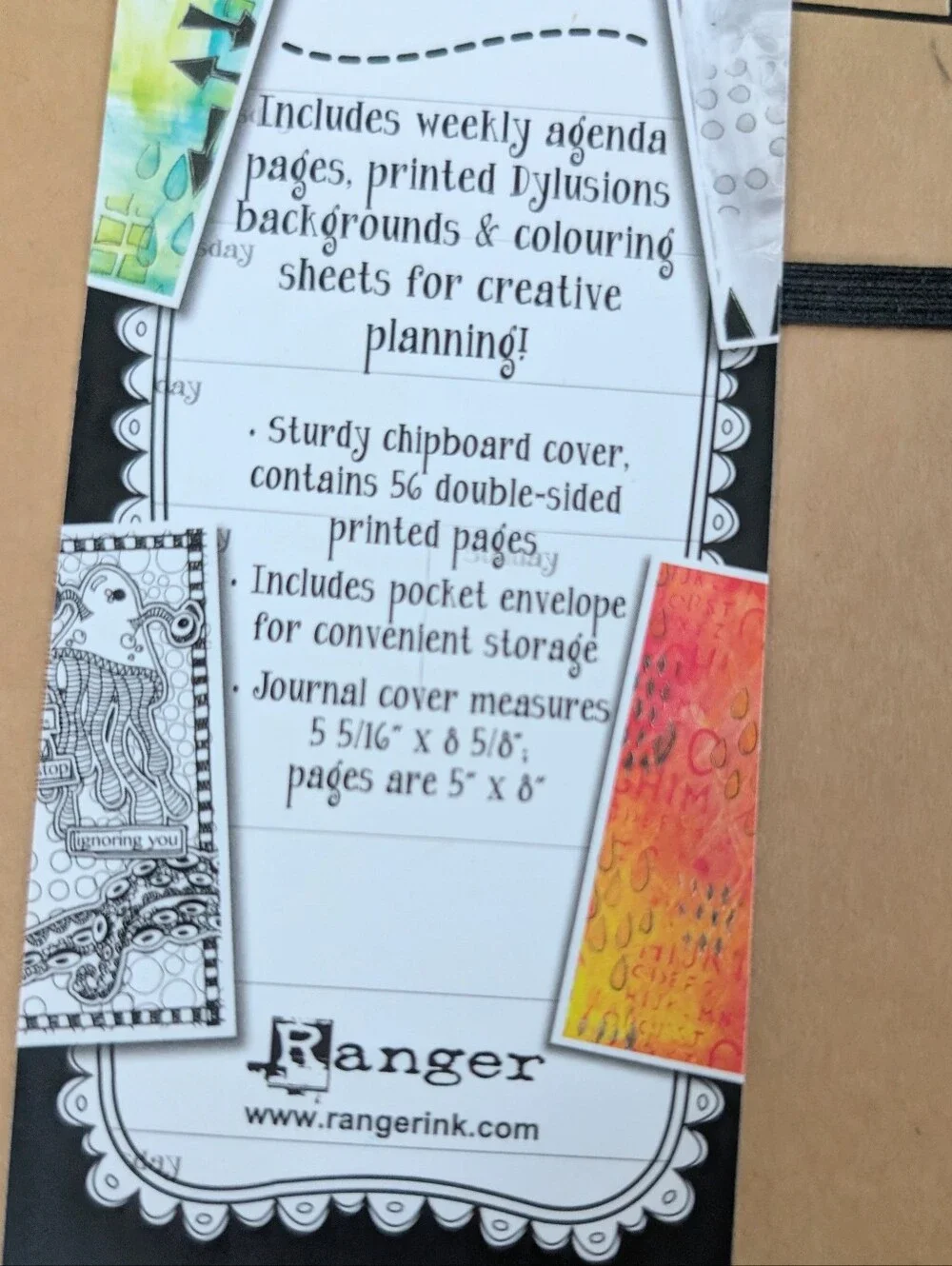 Dylusions Creative Dyary NEW Junk Journal Art Sketchbook Planner Mixed Media